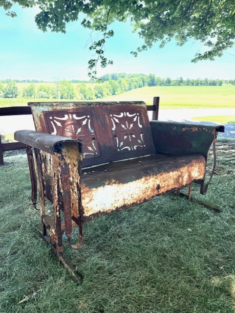 Bunting 2 Seat Glider circa 1939-1941 Pierced Back Panel
