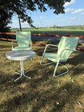 **PRE-ORDER** Ames Aire 2 Chairs and Table Set circa 1940's