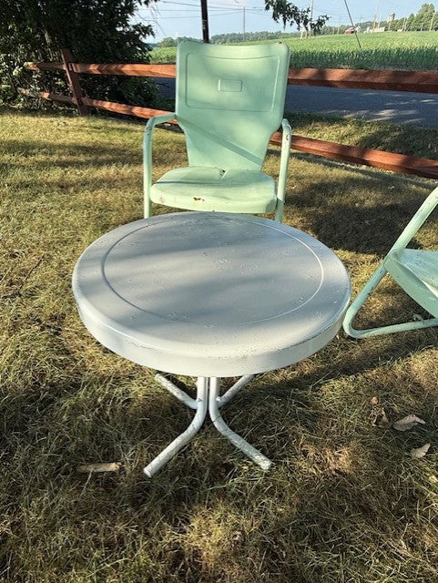 **PRE-ORDER** Ames Aire 2 Chairs and Table Set circa 1940's