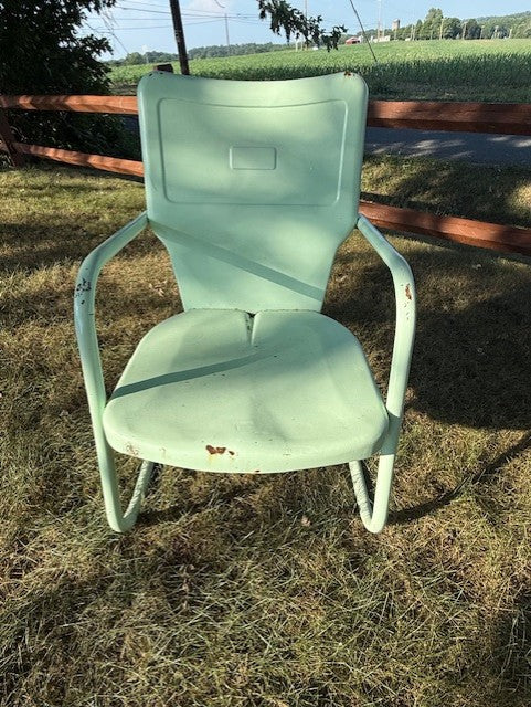 **PRE-ORDER** Ames Aire 2 Chairs and Table Set circa 1940's