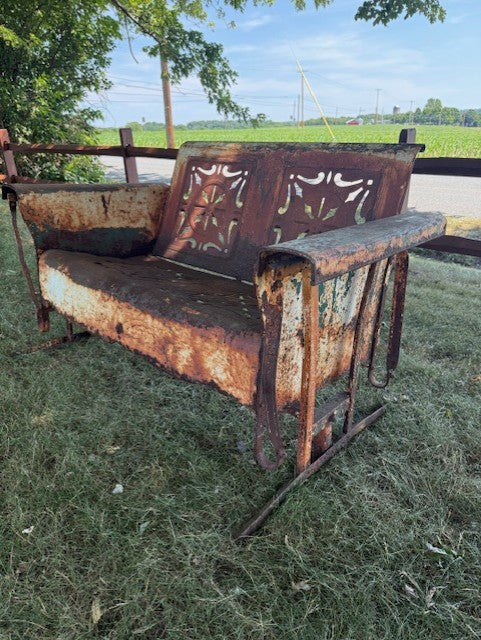 Bunting 2 Seat Glider circa 1939-1941 Pierced Back Panel